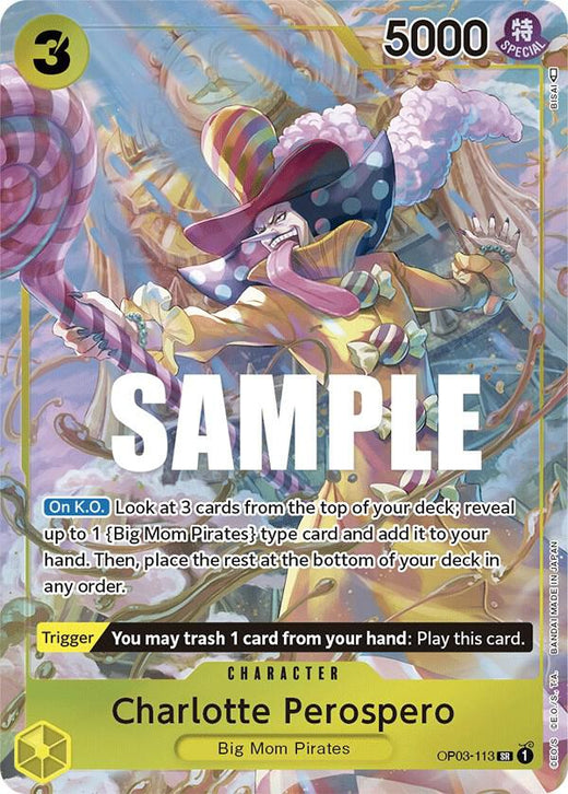 Charlotte Perospero (Alternate Art) OP03-113 SR Foil
