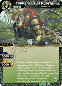 Young Warrior Unpyoru | False Gods | Common | Holofoil | #BSS02-097