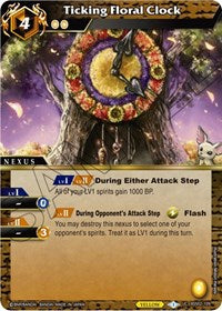 Ticking Floral Clock | False Gods | Uncommon | Holofoil | #BSS02-109
