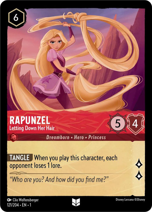 Rapunzel - Letting Down Her Hair 121/204 Uncommon