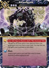 Reanimate | False Gods | Rare | Holofoil | #BSS02-120