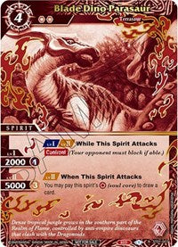 Blade Dino Parasaur (Finalist Card Set Vol. 2) | Launch & Event Promos | Promo | Holofoil | #ST01-007