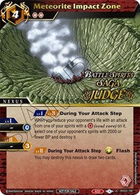 Meteorite Impact Zone (Judge Pack Vol. 2) | Battle Spirits Saga Promo Cards | Promo | Holofoil | #BSS02-100