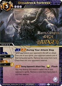 Dreadrock Fortress (Judge Pack Vol. 2) | Battle Spirits Saga Promo Cards | Promo | Holofoil | #BSS02-103