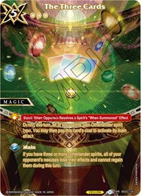 The Three Cards (SPR) | False Gods | Special Rare | Holofoil | #BSS02-128