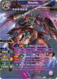 Sinanju - Void Ogre Emperor Avaritia | False Gods | Collaboration Rare | Holofoil | #BSS02-020