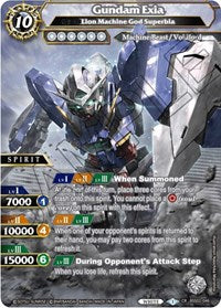 Gundam Exia - Lion Machine God Superbia | False Gods | Collaboration Rare | Holofoil | #BSS02-046