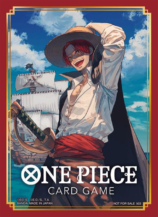 One Piece Card Game Official Sleeves - Shanks (10-Pack)