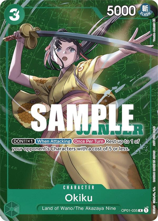 Okiku (Winner Pack Vol. 4) OP01-035 R Foil