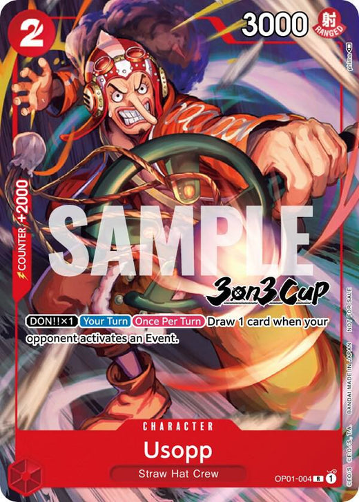 Usopp (3-on-3 Cup) [Participant] OP01-004 R