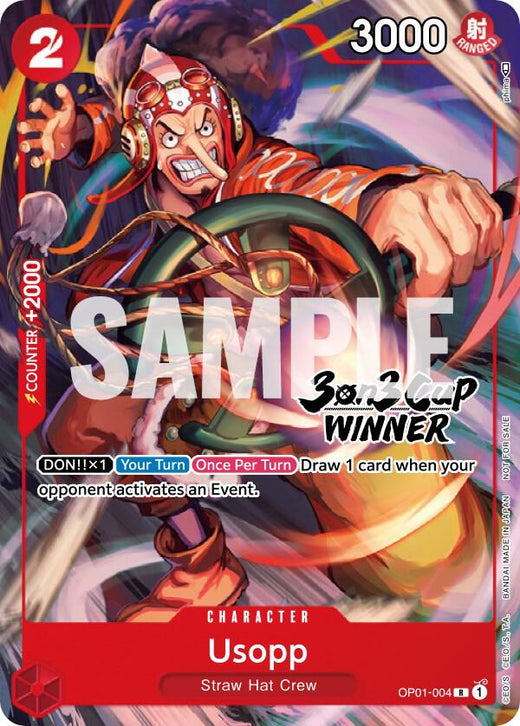 Usopp (3-on-3 Cup) [Winner] OP01-004 R