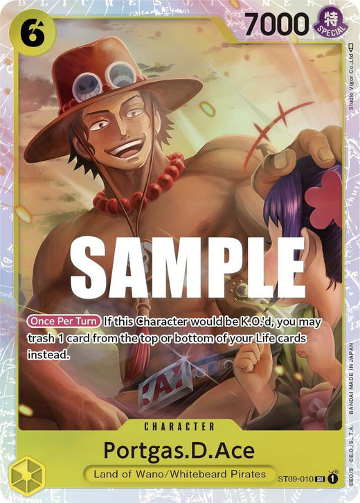 Portgas.D.Ace ST09-010 SR Foil
