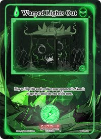 Warped Lights Out | Warped Crusaders [1st Edition] | Common | Unspecified | #WC-111