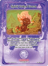 Spirit Token Gorzu (Holo) | Afelium Unleashed [1st Edition] | Holo | Unspecified | #AU-083-H