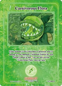 Carnivorous Flora (Holo) | Afelium Unleashed [1st Edition] | Holo | Unspecified | #AU-090-H