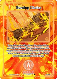 Burning Chains | Afelium Unleashed [1st Edition] | Rare | Unspecified | #AU-096