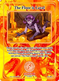 The Floor is Lava! | Afelium Unleashed [1st Edition] | Uncommon | Unspecified | #AU-097