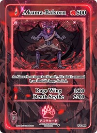 Akuma-Balsorn | Warped Crusaders [1st Edition] | Rare | Holofoil | #WC-006
