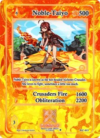 Noble-Taiyo | Warped Crusaders [1st Edition] | Rare | Holofoil | #WC-015