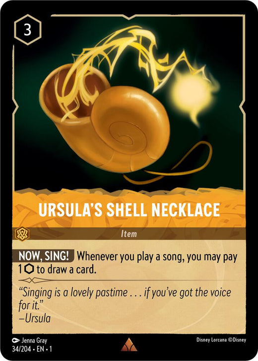 Ursula's Shell Necklace 34/204 Rare