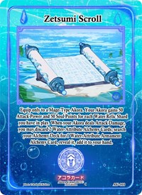 Zetsumi Scroll | Afelium Unleashed [1st Edition] | Common | Unspecified | #AU-110
