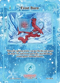 Frost Burn (Holo) | Afelium Unleashed [1st Edition] | Holo | Holofoil | #AU-120-H