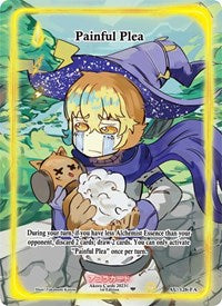Painful Plea (Full Art) | Afelium Unleashed [1st Edition] | Full Art | Unspecified | #AU-126-FA