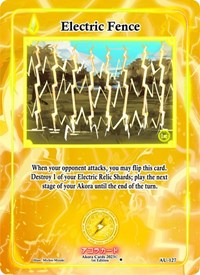 Electric Fence | Afelium Unleashed [1st Edition] | Uncommon | Unspecified | #AU-127