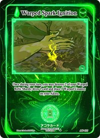 Warped Spark Ignition | Afelium Unleashed [1st Edition] | Uncommon | Unspecified | #AU-135