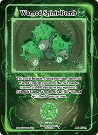 Warped Spirit Bomb (Holo) | Afelium Unleashed [1st Edition] | Holo | Unspecified | #AU-137-H