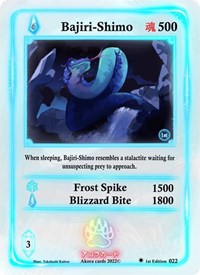 Bajiri-Shimo | Spellbound Wings [1st Edition] | Rare | Holofoil | #022