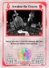 Awaken the Graves | Spellbound Wings [1st Edition] | Rare | Normal | #023