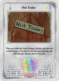 Not Today | Spellbound Wings [1st Edition] | Uncommon | Normal | #183