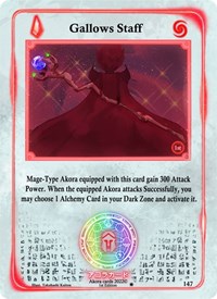 Gallows Staff | Spellbound Wings [1st Edition] | Rare | Holofoil | #147