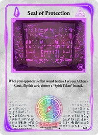 Seal of Protection | Spellbound Wings [1st Edition] | Rare | Holofoil | #142