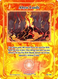Abyss Lands | Warped Crusaders [1st Edition] | Rare | Holofoil | #WC-068