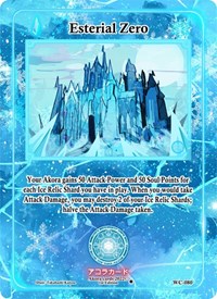 Esterial Zero | Warped Crusaders [1st Edition] | Rare | Holofoil | #WC-080