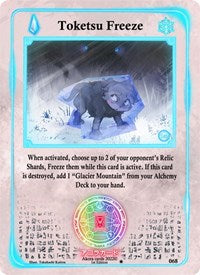 Toketsu Freeze | Spellbound Wings [1st Edition] | Rare | Normal | #068