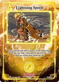 Lightning Speed | Warped Crusaders [1st Edition] | Common | Unspecified | #WC-095