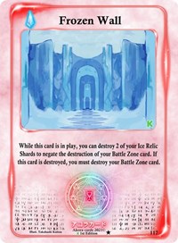 Frozen Wall | Spellbound Wings [Kickstarter Edition] | Uncommon | Unspecified | #117