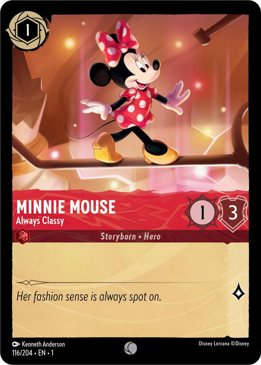 Minnie Mouse - Always Classy 116/204 Common
