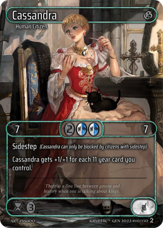 Casandra (Topper de caja) 10 láminas comunes