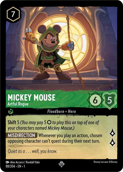 Mickey Mouse - Artful Rogue 88/204 Super Rare