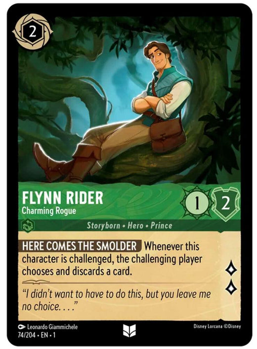 Flynn Rider - Charming Rogue 74/204 Uncommon