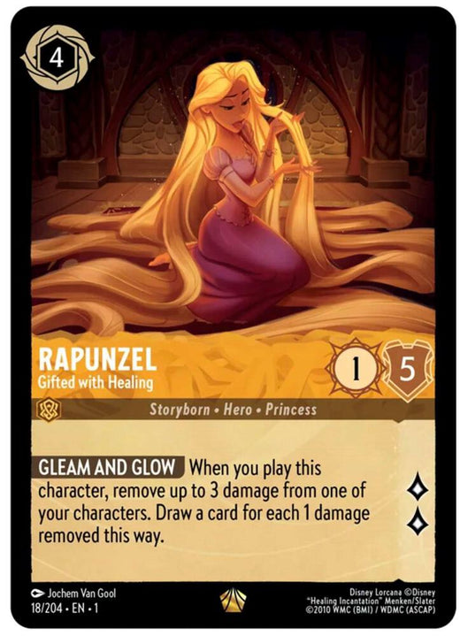 Rapunzel - Gifted with Healing 18/204 Legendary