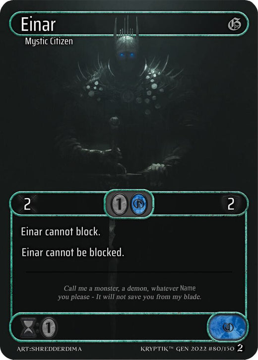 Einar (Topper de caja) 80 Común Foil