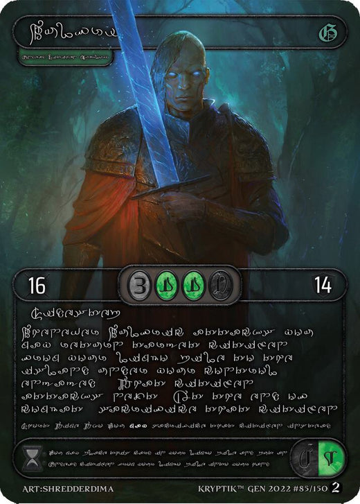 Wulfric (Idioma Kryptik Plateado) 85 Noble Raro