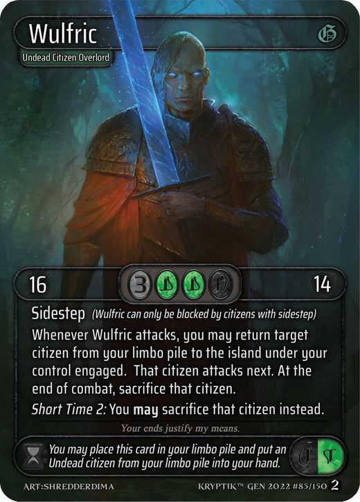 Wulfric 85 Noble Raro