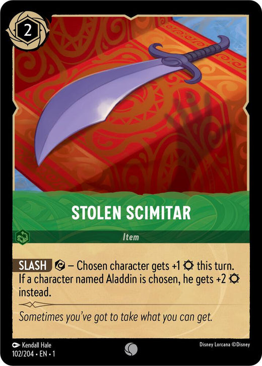 Stolen Scimitar 102/204 Common
