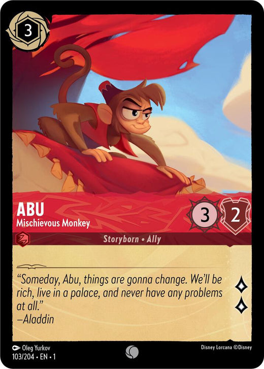 Abu - Mischievous Monkey 103/204 Common